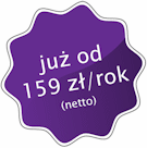 już od 159 zł/rok (netto)